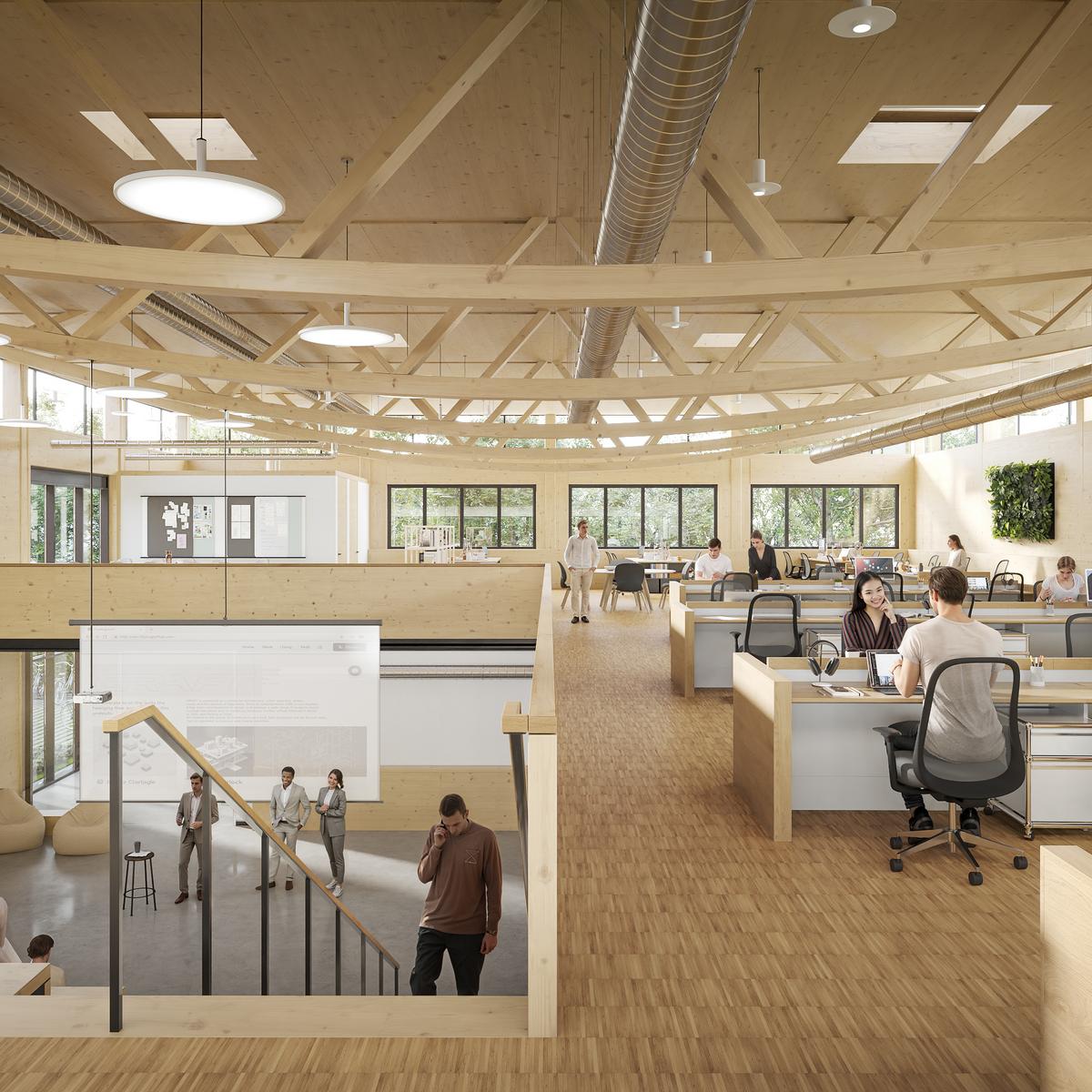 Col23 - Workspace: Visualisierung Halle 1. OG 