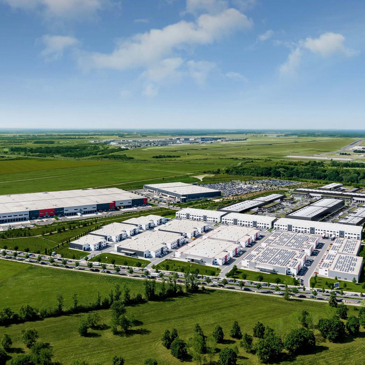 Luftaufnahme von SEGRO Logistics Park Berlin Schönefeld