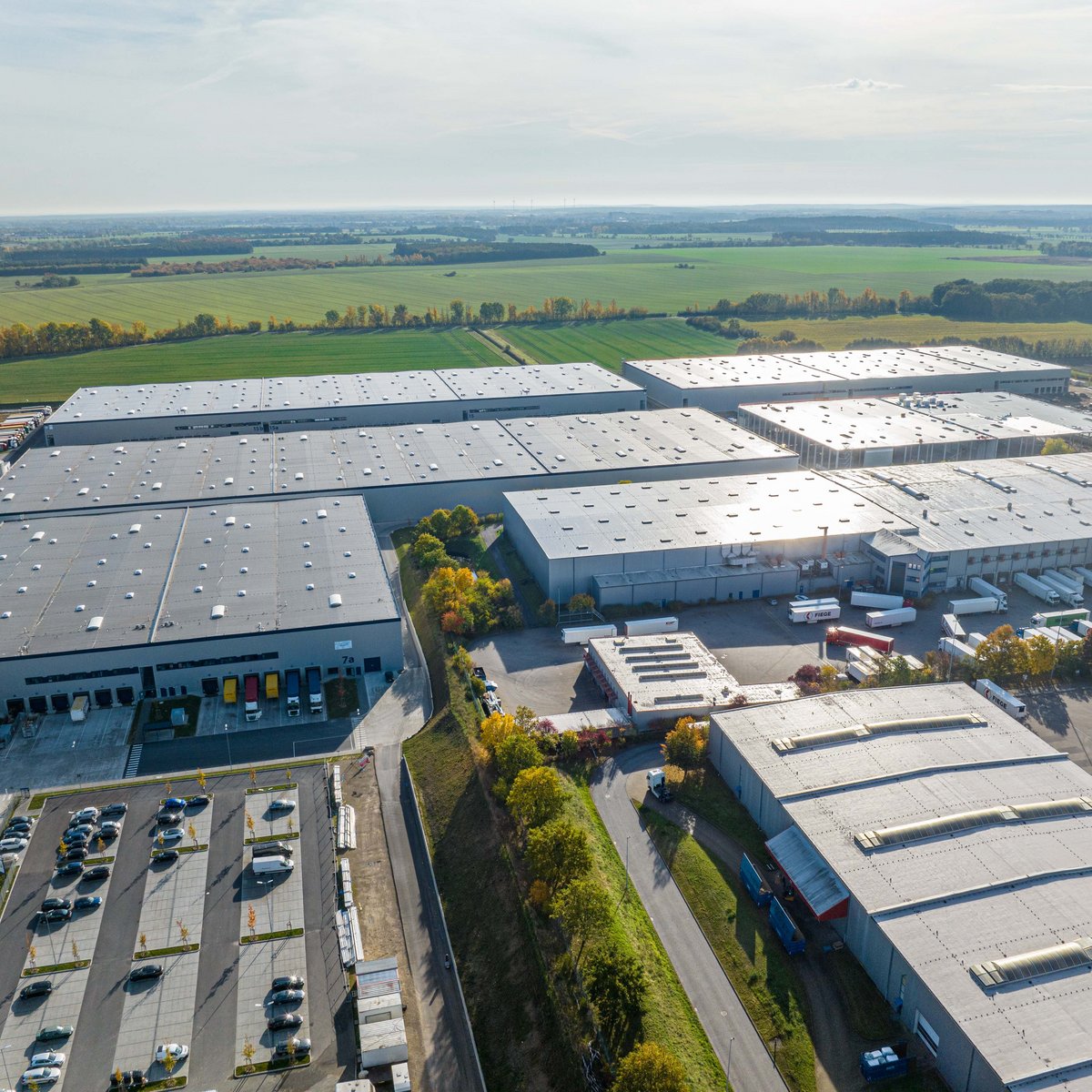 Luftaufnahme Panattoni Gewerbepark Rangsdorf