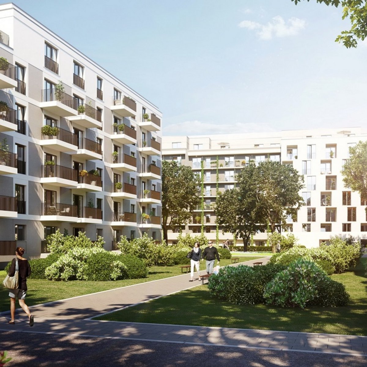 Visualisierung Wohnquartier Smyles