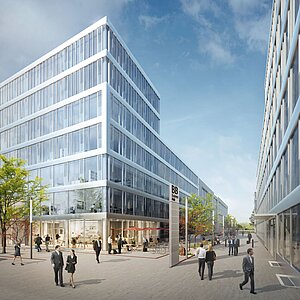 Visualisierung BB Business Hub Schönefeld