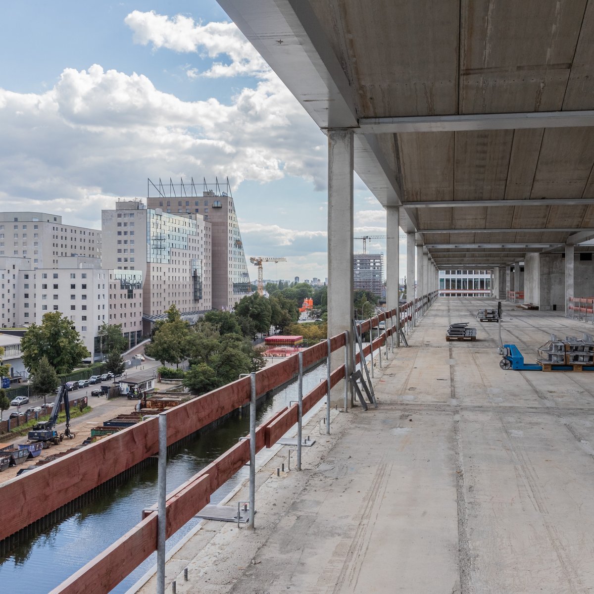 Richtfest SHED - Ausblick von oben
