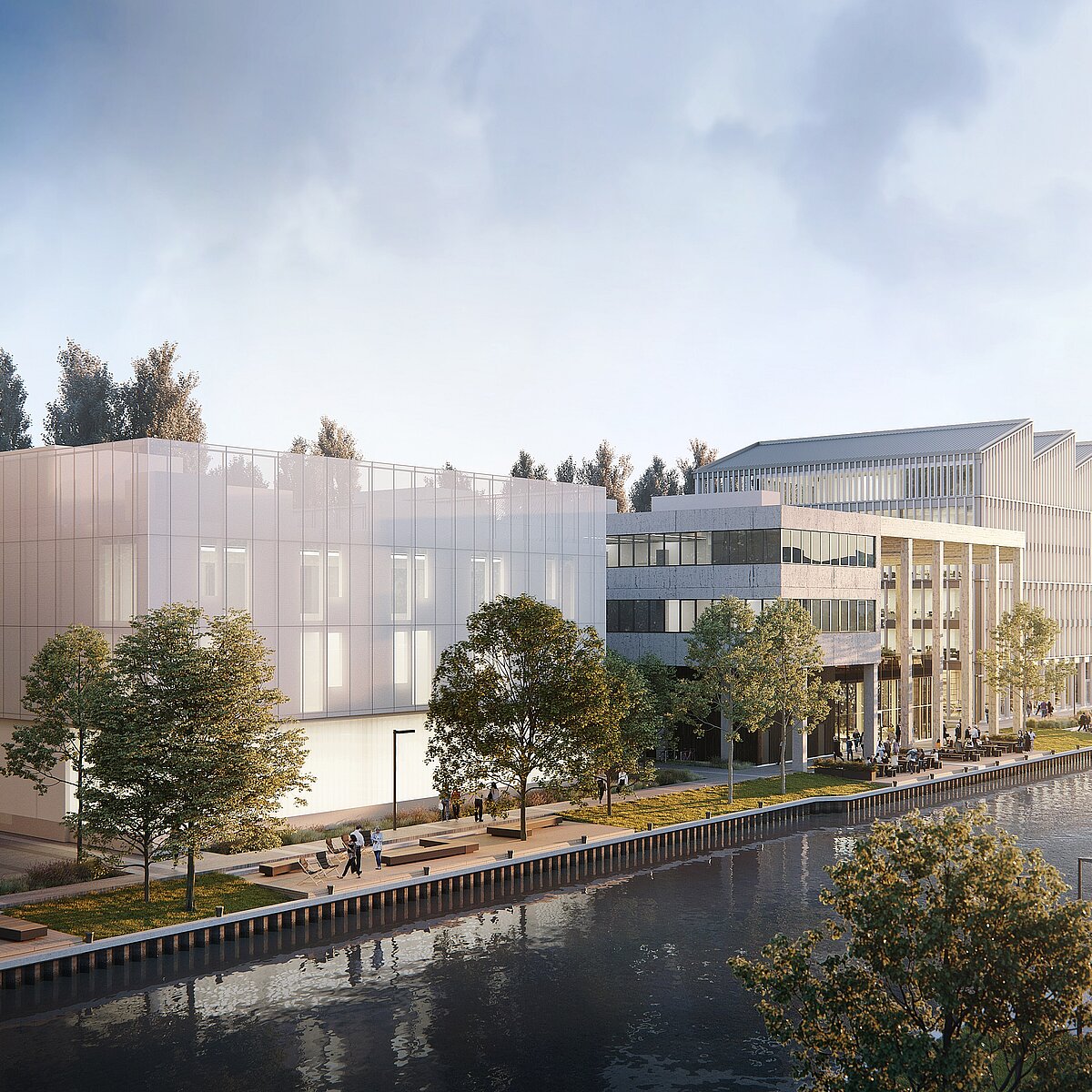 Visualisierung Büroprojekt SHED in Berlin-Neukölln