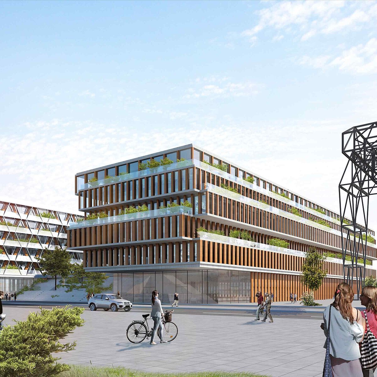 Visualisierung des Food Campus Berlin