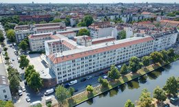 Gebäudekomplex Luftaufnahme