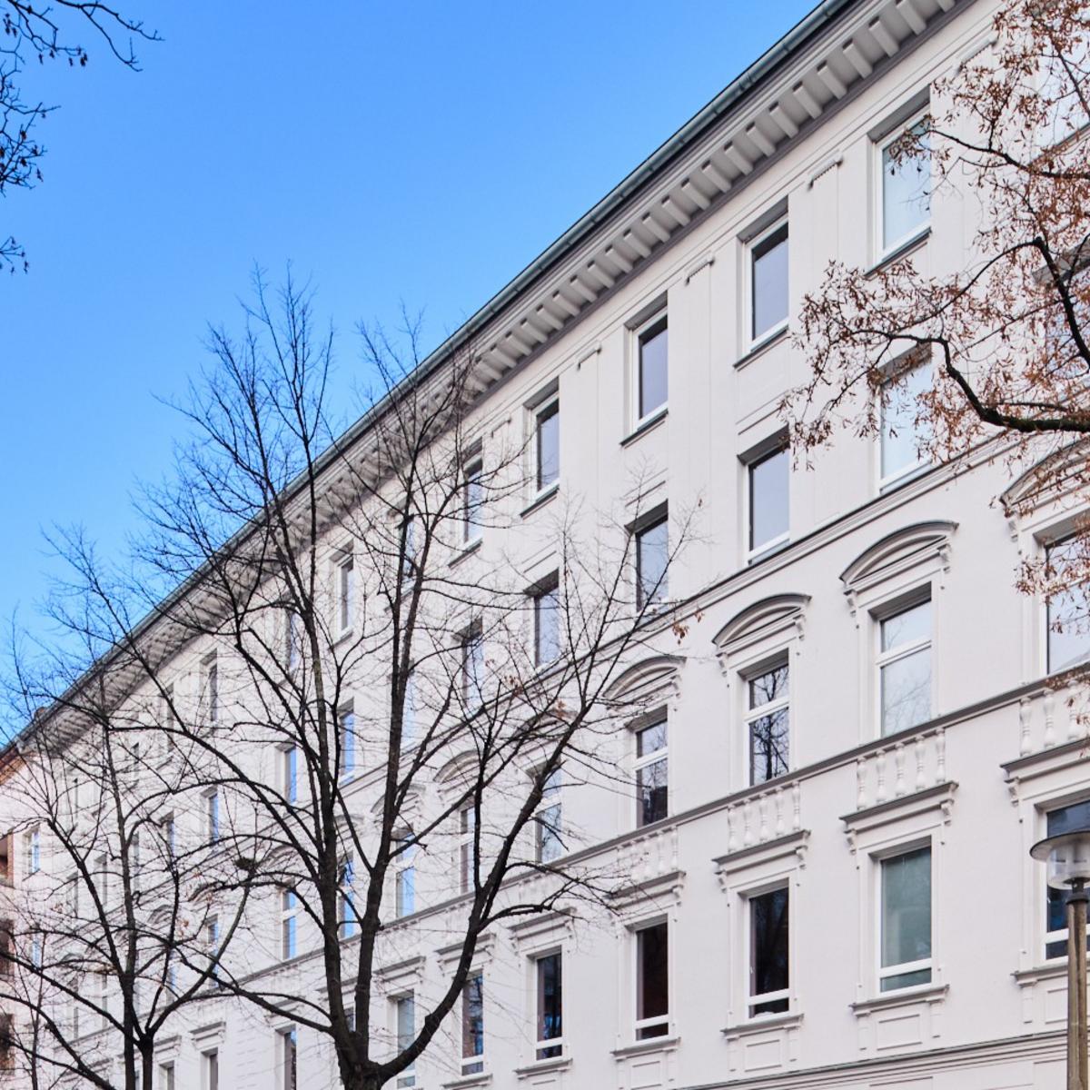 Foto des Vorderhauses welchen ANH Hausbesitz Gebäude an der Scharnweberstraße 21 erworben hat