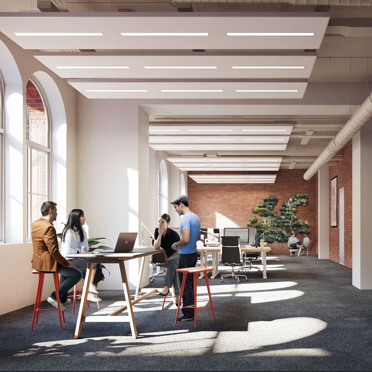 Visualisierung der Büroflächen, © Art-Invest Real Estate
