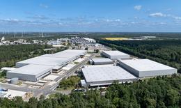 Luftbild vom Verdion PremierPark in Berlin