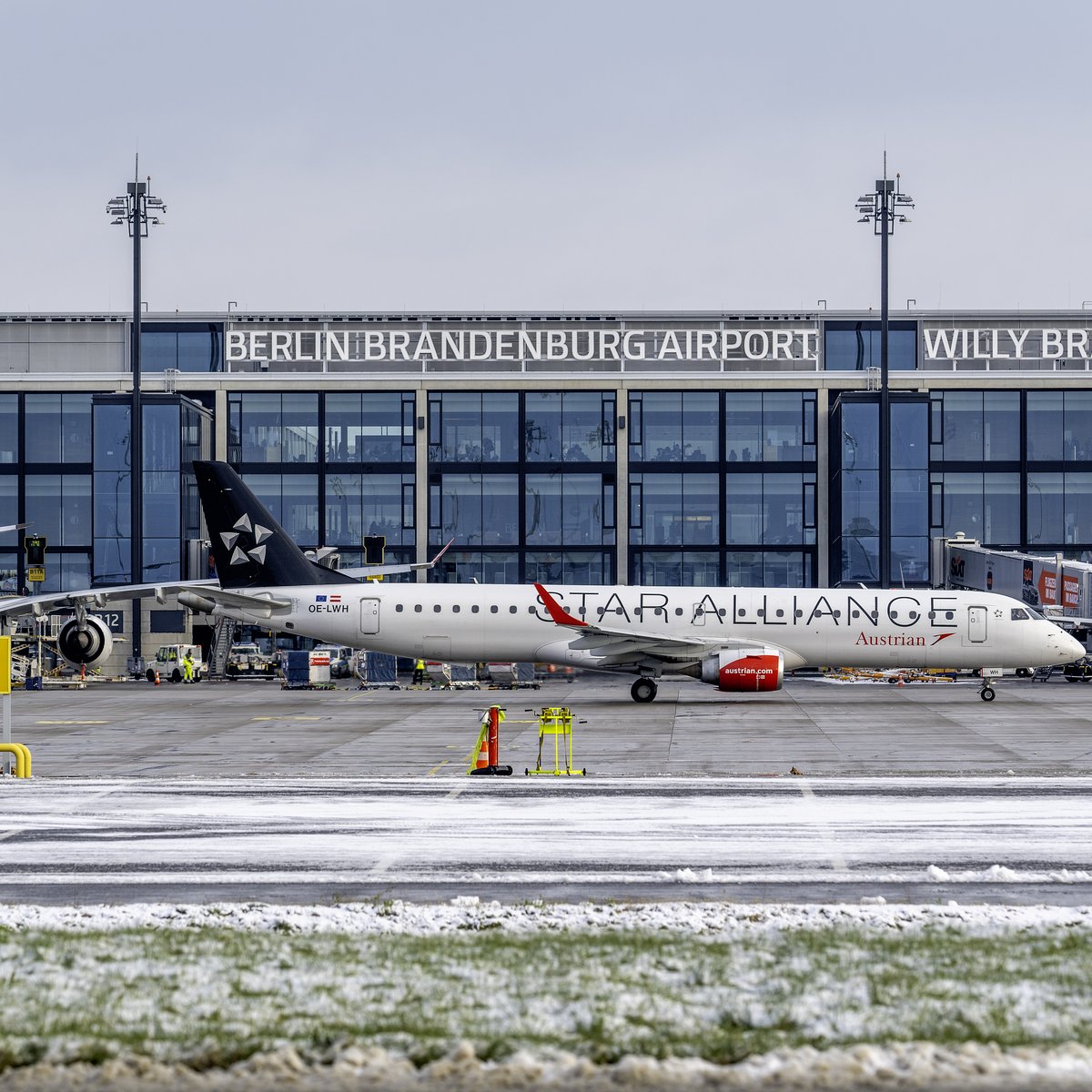 Werbebild Vorfeld BER zu BER Verkehrsbericht November 2023 