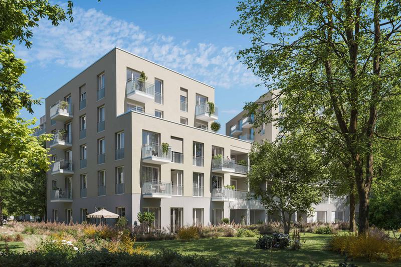 Visualisierung Wohnquartier Berlin Kreuzberg von Greystar und Primus