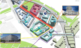 Lageplan Südkreuz von HINES