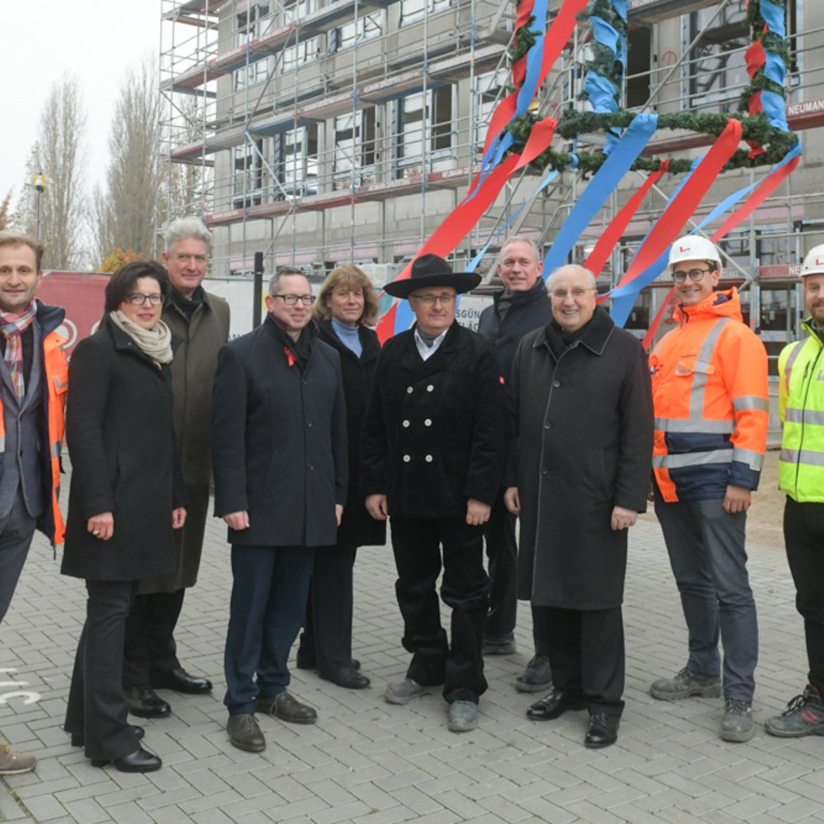 Richtfest am Oktogon Berlin Adlershof