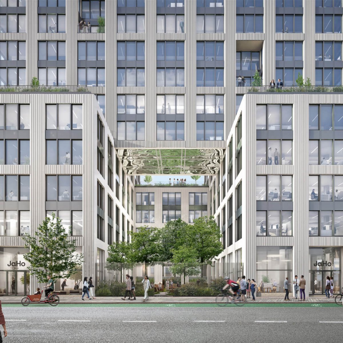 Visualisierung Frontansicht des Holzmarkt-Kontor