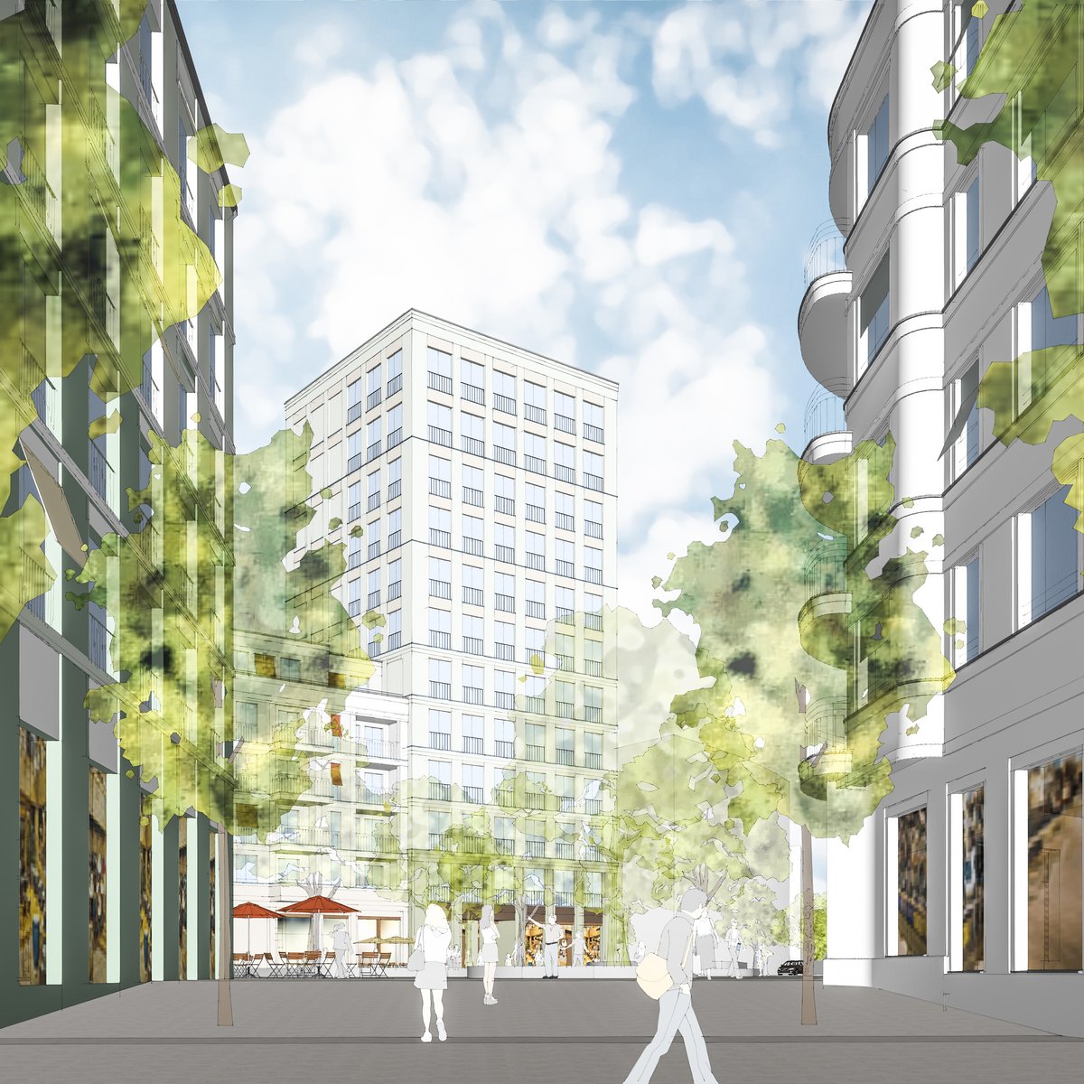 Visualisierung Zukunftsquartier Neulichterfelde