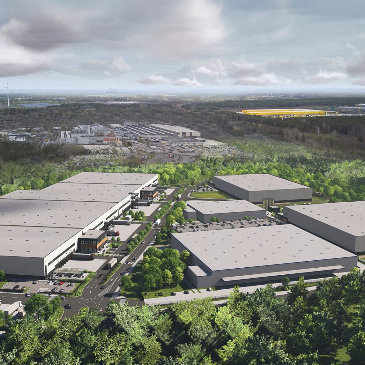 Visualisierung Verdion PremierParkin Ludwigsfelde