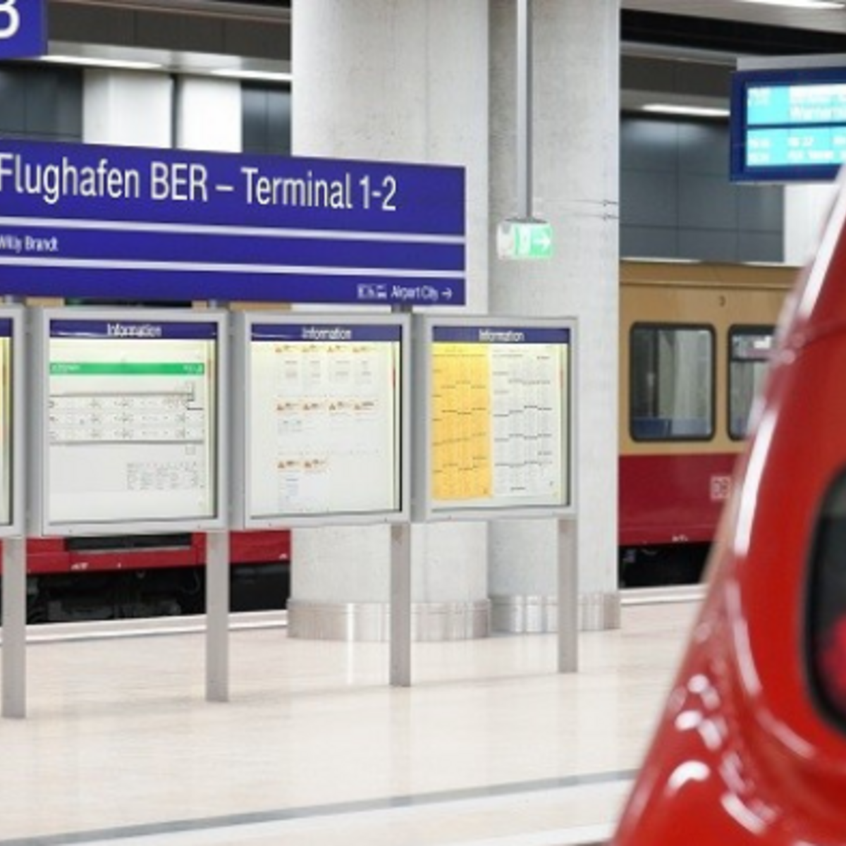 Bahnsteig BER Terminal 1-2