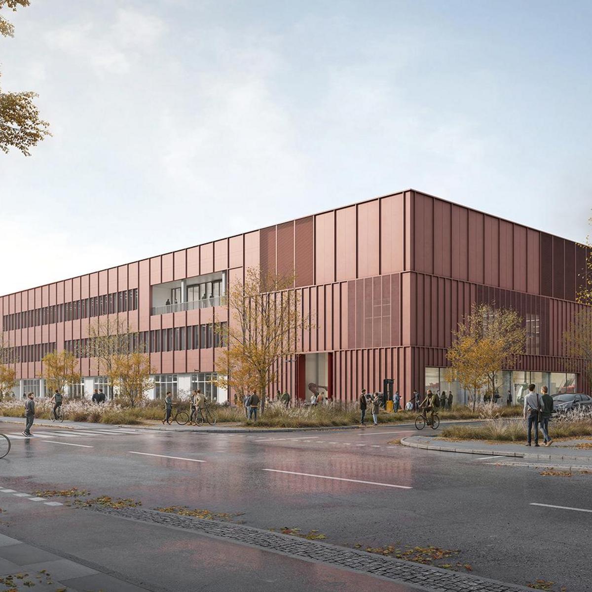 Visualisierung des neuen Forschungscampus in Berlin Adlershof