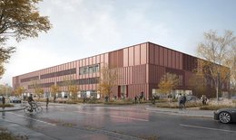 Visualisierung des neuen Forschungscampus in Berlin Adlershof