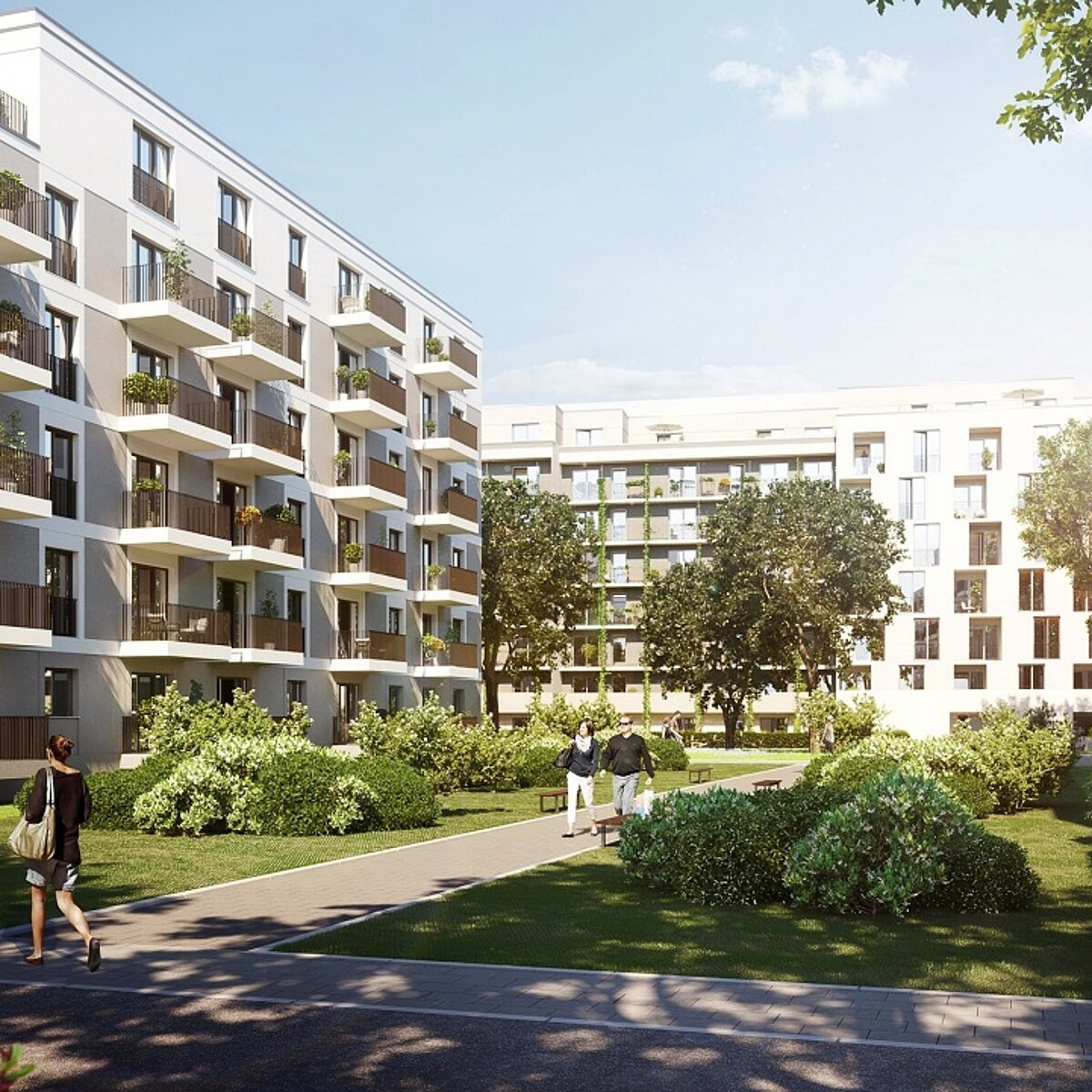 Visualisierung Wohnquartier Smyles