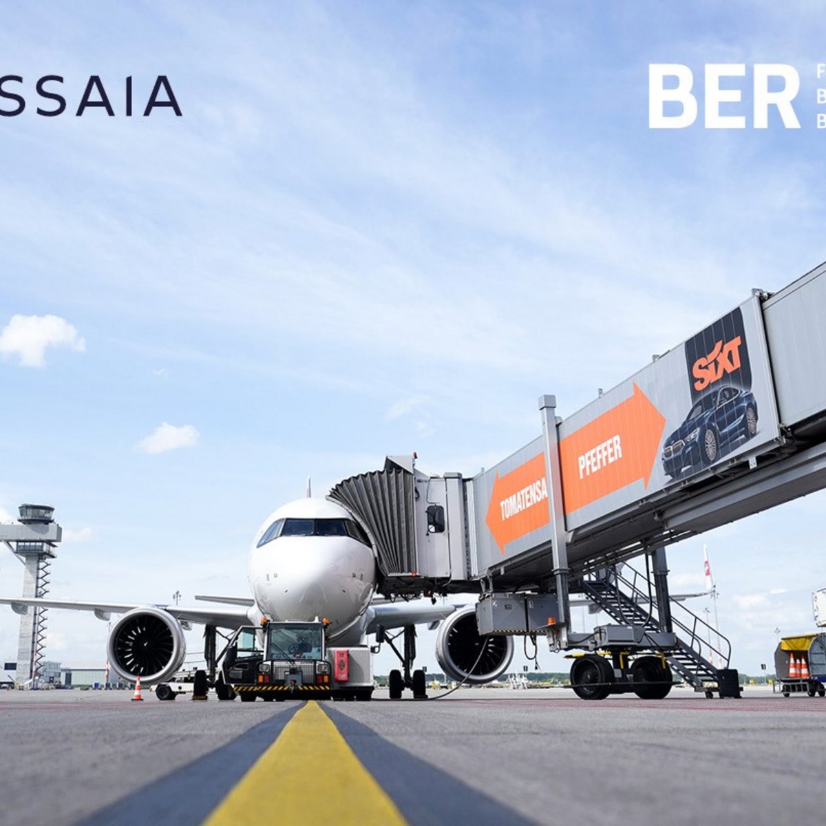 Flugzeug auf dem Rollfeld zum Thema Optimierung der Abfertigungsprozesse