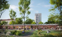 Visualisierung: Blick auf den Food-Court