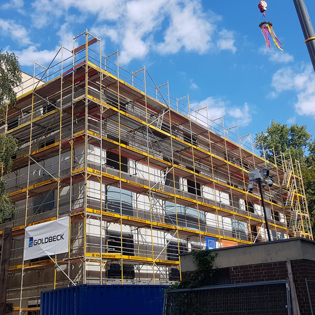 Foto Richtfest für Neubau in der Dudenstrasse