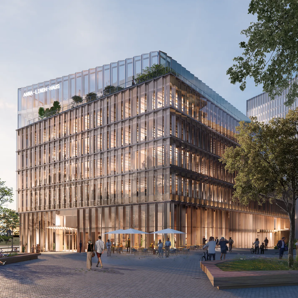 Visualisierung Berliner Büroprojekt Anna Lindh Haus 