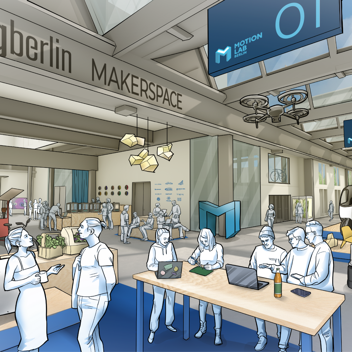 Visualisierung Modell-Campus ringberlin 