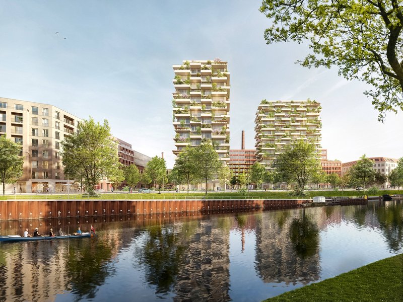 Visualisierung Stadtquartier Moaville in Berlin