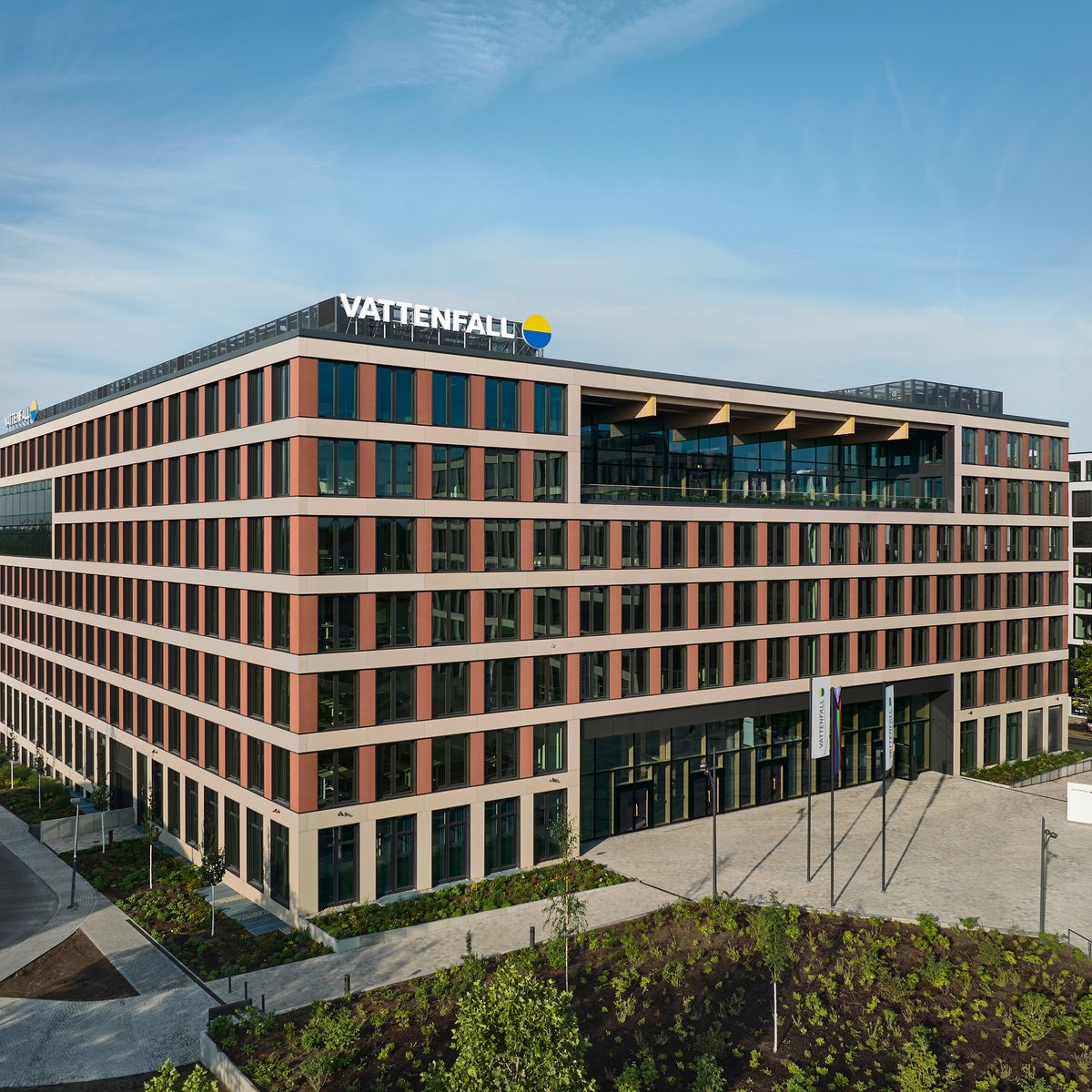 Aussenansicht Vattenfall Gebäude