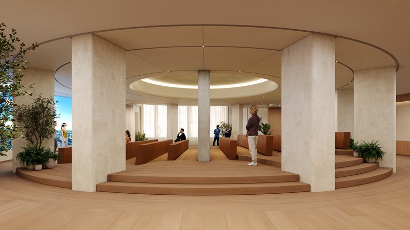 Visualisierung des ersten Apple Developer Centers in Berli