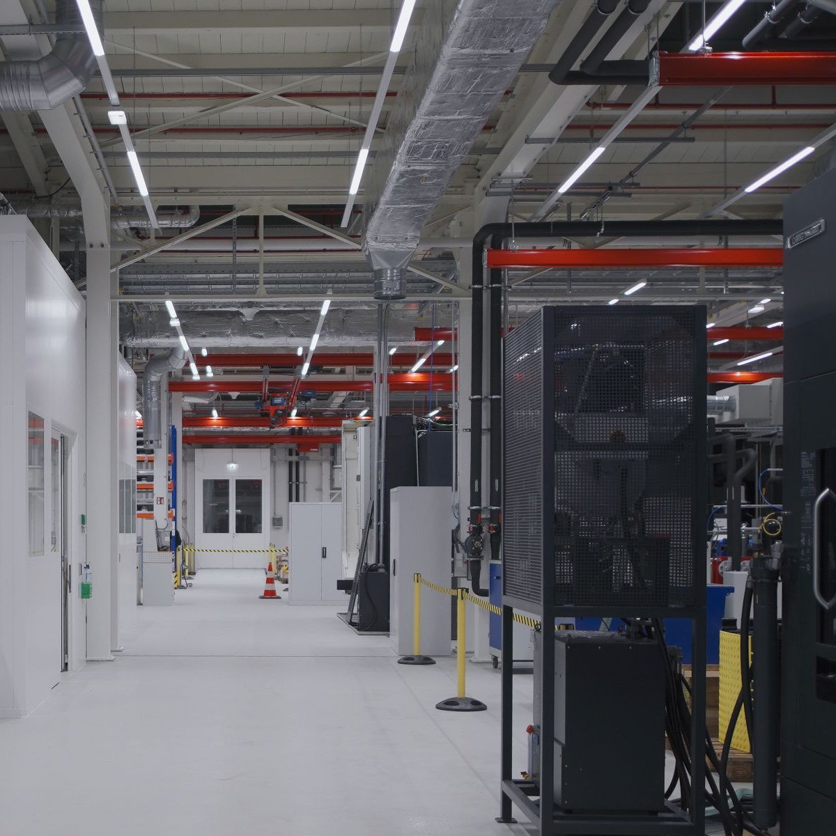 Foto von der Produktionsfläche ASML