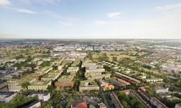 Luftvisualisierung Segelfliegerquartier in Berlin