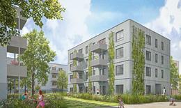 Visualisierung des neuen Wohnquartiers in Buckow