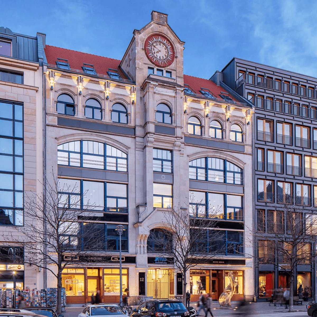 Frontansicht Co-Working Gebäude Berlin, Hausvogteiplatz