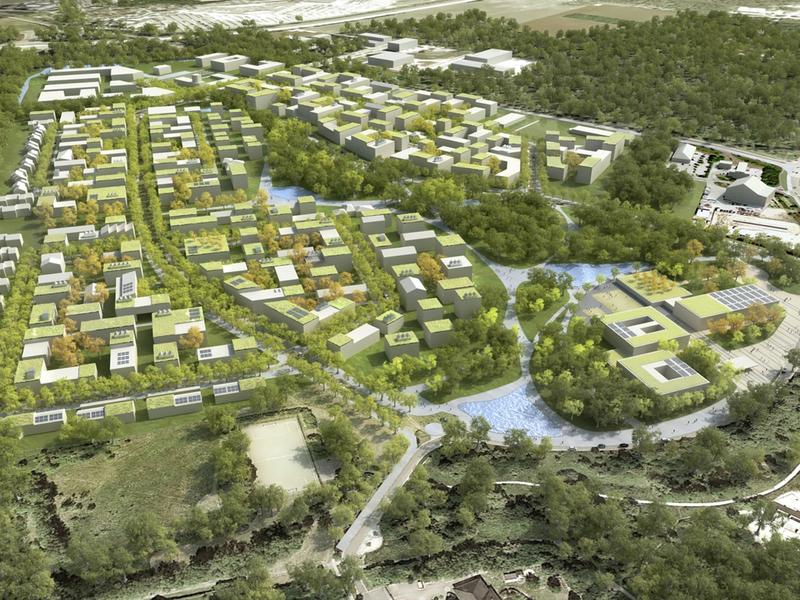 Visualisierung der Quartiersentwicklung Königspark im Norden von Königs Wusterhausen