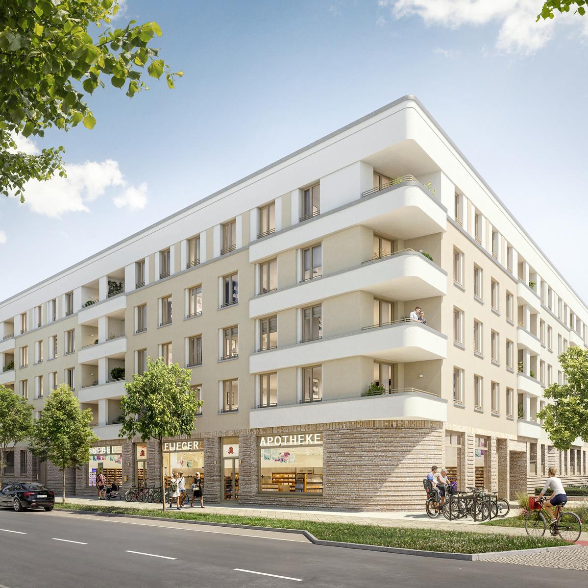 Visualisierung des Wohnprojekts Arthur