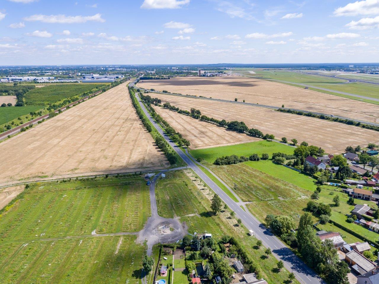 Luftaufnahme des Gewerbeparks Waßmannsdorf